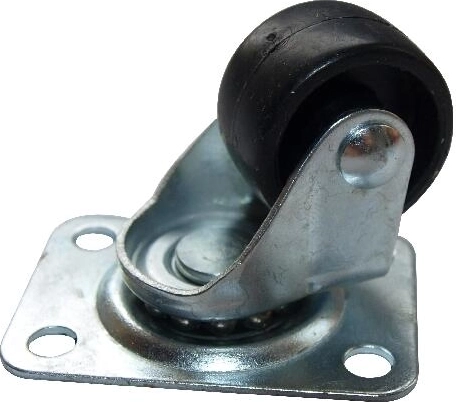 Ruedas giratorias para muebles 25 mm, juego de 4 uds