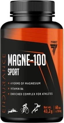 Trec Endurance Magne–100 Sport 60 cápsulas