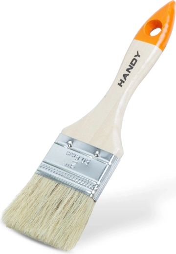 Brocha plana de pintor con mango de madera de 50 mm