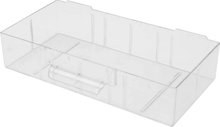 Caja grande de plástico L 27,6 × 13,6 × 5,7 cm para organizadores MARS y TOKOZ