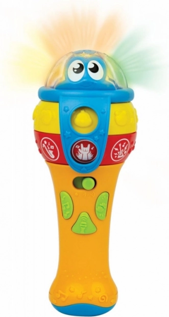 Micrófono Infantil Interactivo con Efectos de Luz y Sonido