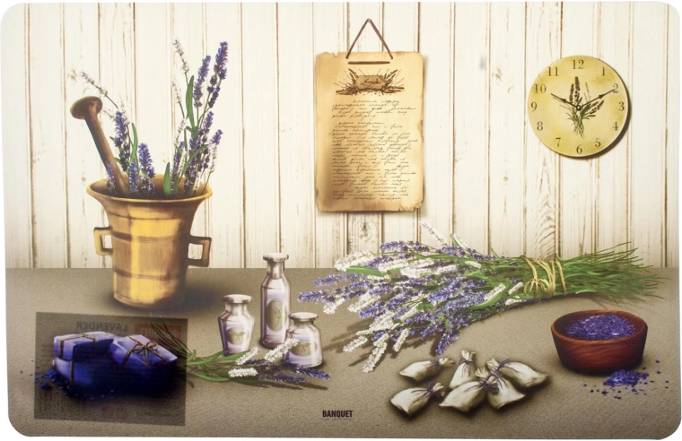 Mantel individual de plástico LAVENDER 43 × 28 cm