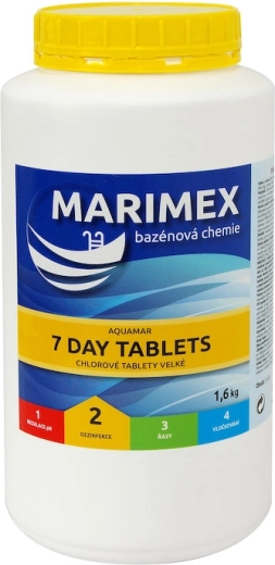 Marimex tabletas de cloro de 7 días para piscina 1,6 kg