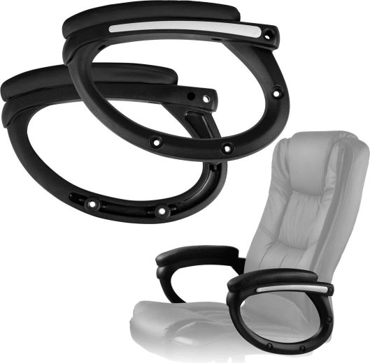Reposabrazos negros para silla Porto