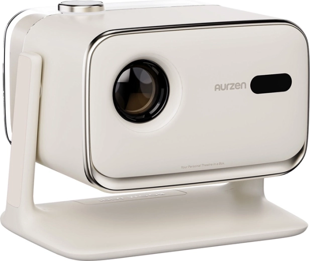 Mini proyector Aurzen Boom con Full HD, Google TV y Dolby Audio