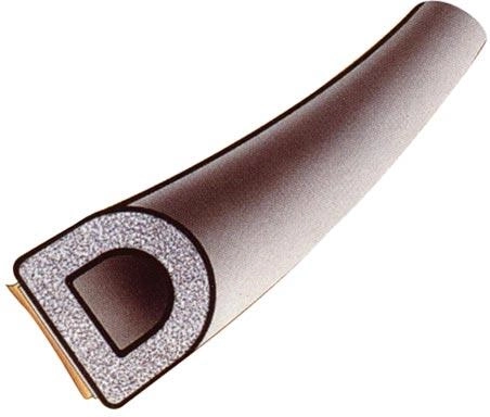 Burlete para ventanas EPDM D 9 × 8 mm, blanco, 6 m