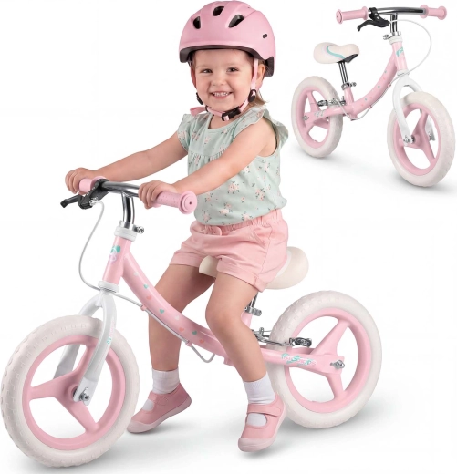 Bicicleta de equilibrio infantil Ricokids Fun Adventure rosa