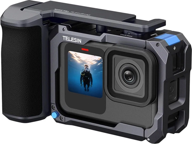 Kit Telesin StreetGrip con jaula para GoPro HERO 9–13