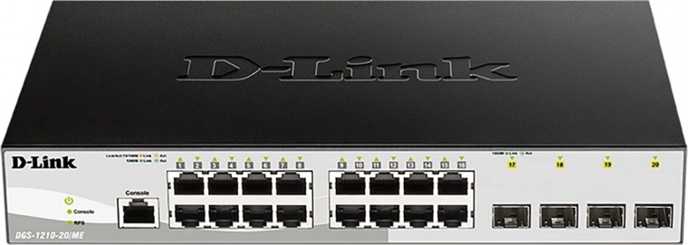 Switch gestionado gigabit D-Link para Metro Ethernet DGS-1210-20/ME/EE - 1 pieza