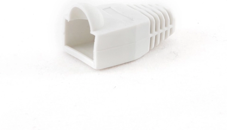 Tapa protectora blanca para conector RJ45 - 100 unidades