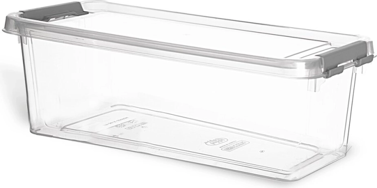 Recipiente de plástico con tapa Multi long 1,2 l