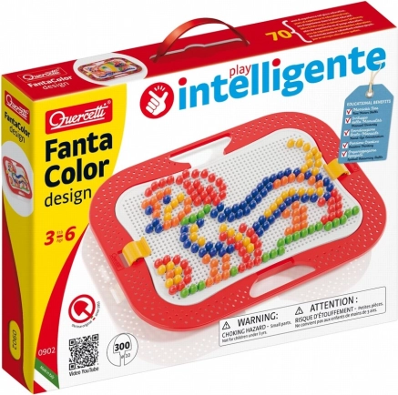 Quercetti Fantacolor Design mosaico 300 piezas (10 mm)