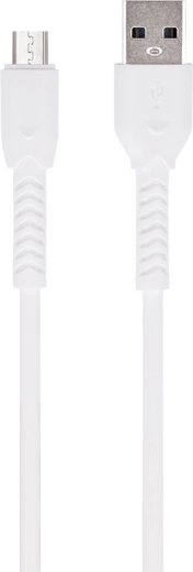Cable microUSB Maxlife 1 m blanco