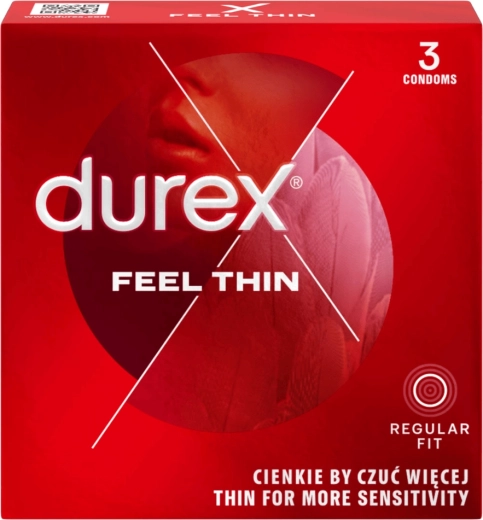 Preservativos Durex Feel Thin 3 uds