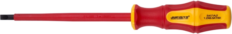 Destornillador plano aislado SL 6,5 × 150 mm VDE