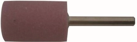 Muela abrasiva cilíndrica con vástago 25 × 40 mm, grano 60