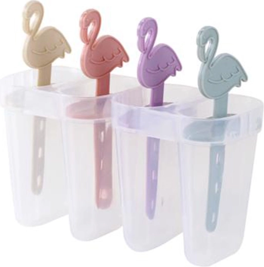Molde de plástico para helados TORO flamenco, 4 uds.
