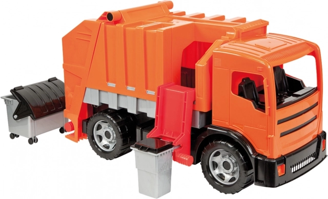 Camión de basura naranja 72 cm MERCEDES ACTROS