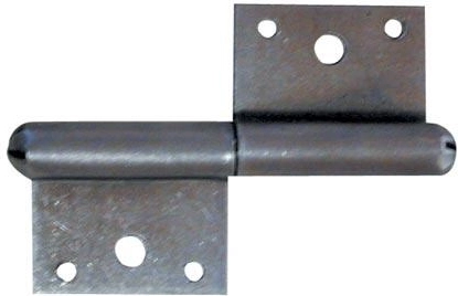 Bisagra para ventana 80 mm L galvanizada, juego de 20 uds.