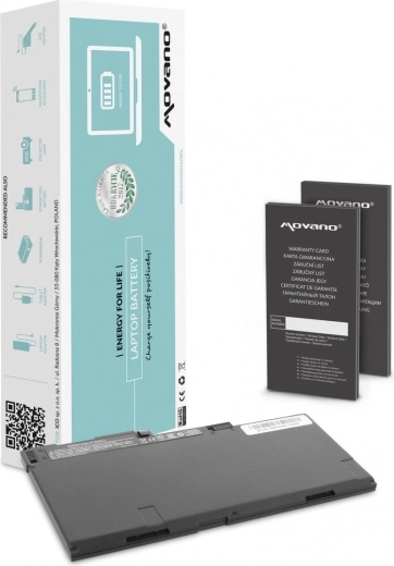 Batería Movano para HP EliteBook 740/750/840 G1/G2 (4400 mAh, 49 Wh)