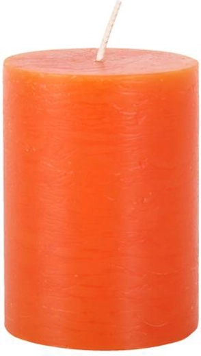Vela rústica Provence naranja 10 cm