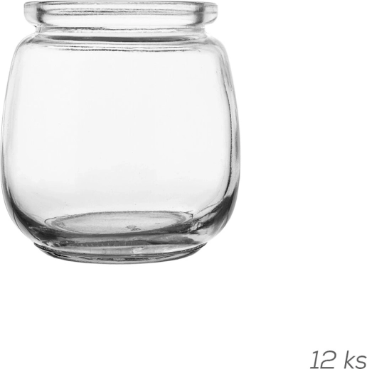 Tarros de cristal para yogur 130 ml (12 uds)