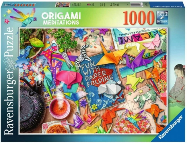 Puzzle Ravensburger Meditación con Origami 1000 piezas
