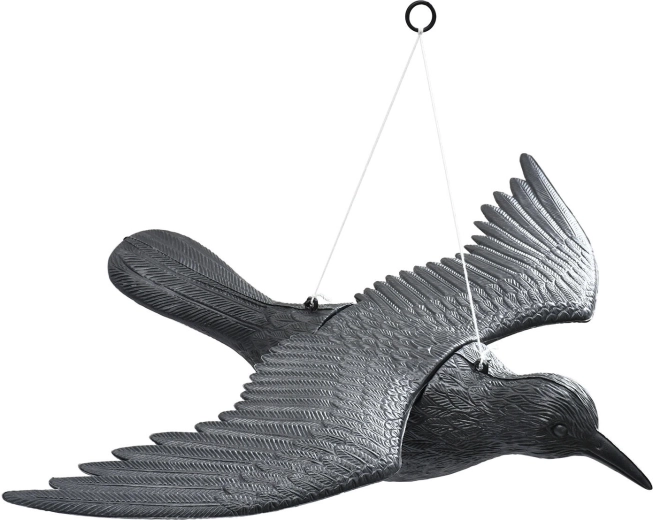 Maqueta de cuervo ahuyentadora de aves 40 × 57 × 10 cm, PE