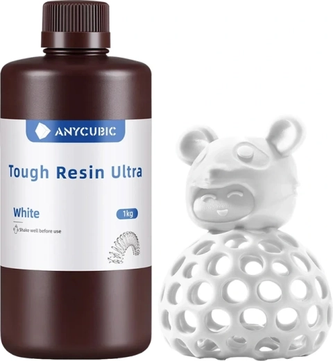 Anycubic Tough Resin Ultra resina blanca para impresión 3D