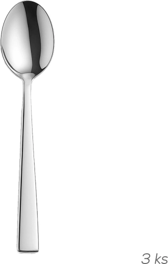 Cucharas soperas de acero inoxidable Plain, 3 uds