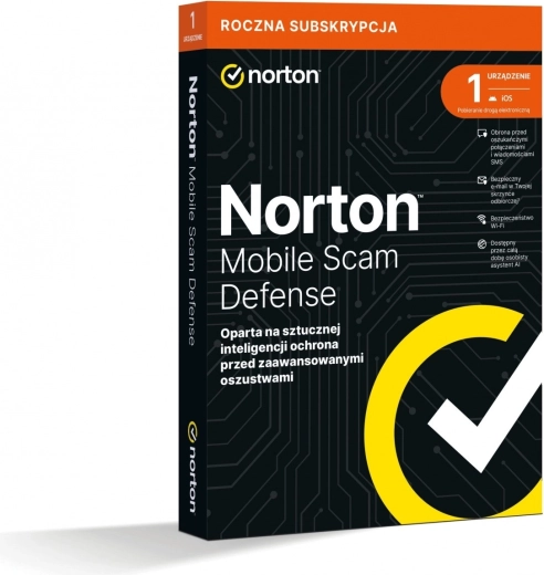 Norton Mobile Scam Defense – protección contra estafas para móvil (1 dispositivo / 1 año)
