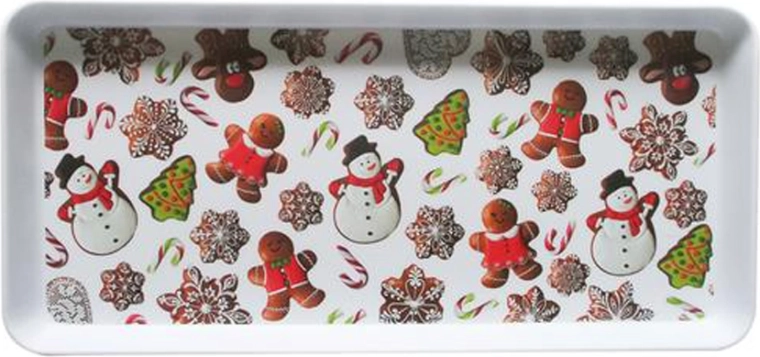 Bandeja de servir Navidad Pan de jengibre 35 × 16,5 × 2,3 cm