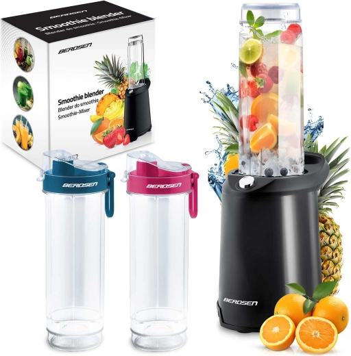 Batidora para smoothies BERDSEN BD-752 con botellas de 0,57 l