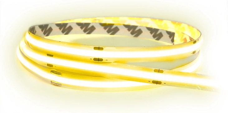 Tira LED COB Solight de 5 m, 10 W/m, 1000 lm/m, CRI > 90, IP44, blanco cálido