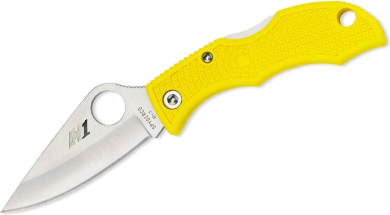 Spyderco Ladybug 3 Salt cuchillo de bolsillo amarillo 5 cm FRN