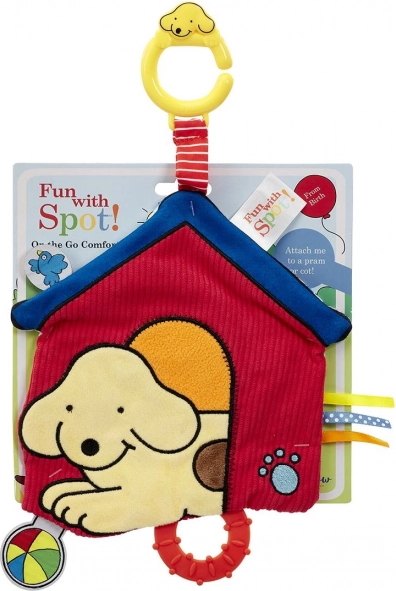 Caseta de perro de peluche colgante Rainbow para bebés