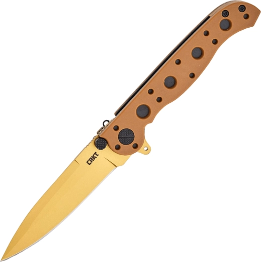 CRKT M16-01DZ Desert Tan navaja de bolsillo plegable de 8 cm