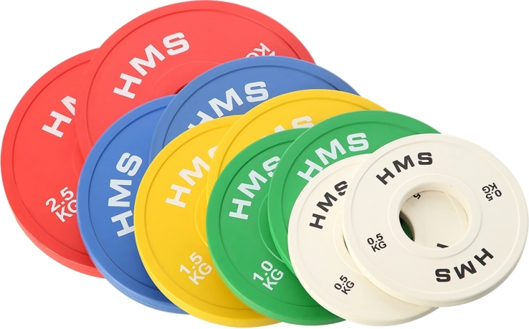Set de discos fraccionales HMS 0,5–2,5 kg