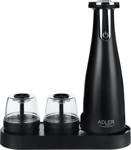 Molinillo eléctrico de especias Adler con carga USB - 3 unidades