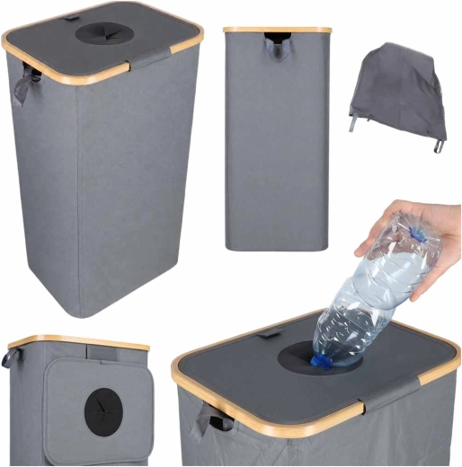 Cesto para botellas retornables (con depósito) con bolsa de transporte extraíble 100 l