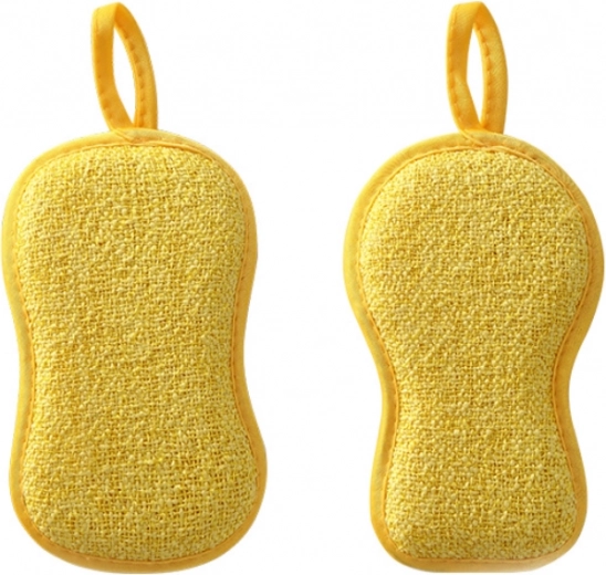 Esponja de limpieza de cocina – amarilla, de doble cara