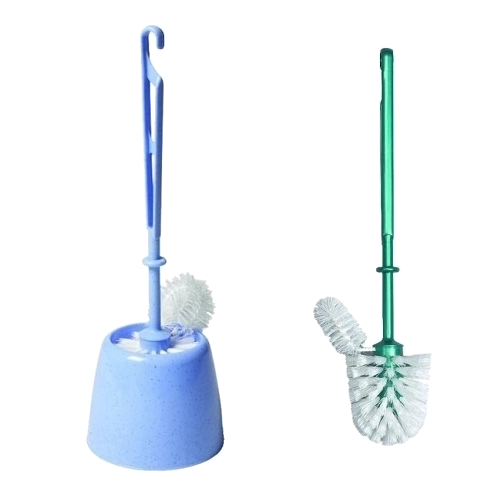 Escobilla de inodoro pequeña EKONEX con soporte blanco