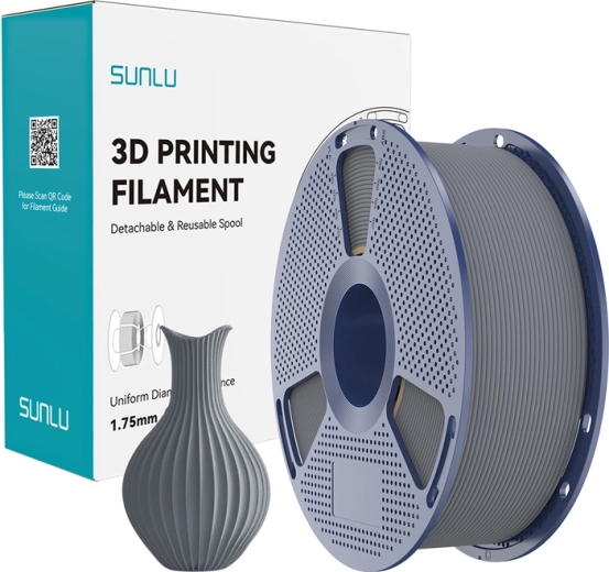 Filamento SUNLU PLA Classic gris 1,75 mm 1 kg