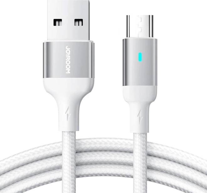 Cable de carga y datos USB‑A a Micro USB 2,4 A 1,2 m JOYROOM blanco
