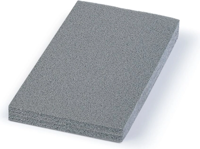 Inserto de espuma para maletín de herramientas 28,5 × 15,5 × 2 cm, gris
