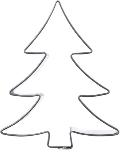 Cortador para galletas con forma de árbol de acero inoxidable 6,7 cm