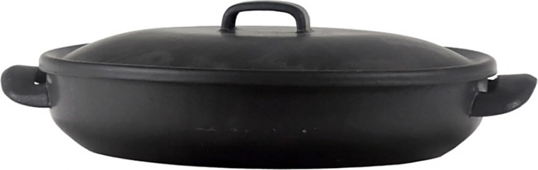 Asadera ovalada esmaltada con tapa 3,5 l, 32 × 24 cm, BSE