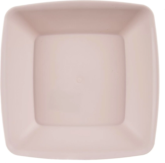 Plato hondo SANDY de plástico (UH) rosa antiguo 17,5 × 17,5 cm