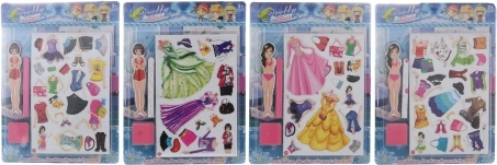 Muñeca magnética para vestir con soporte