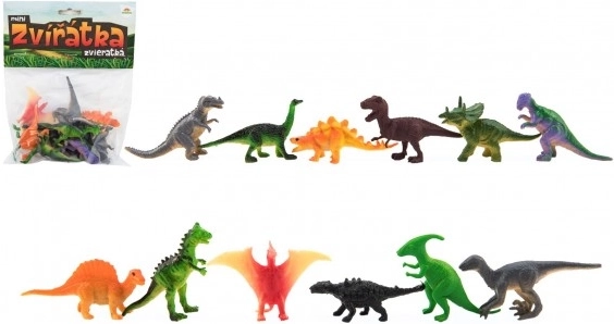 Mini dinosaurios – figuras de plástico de 6-7 cm, 12 uds